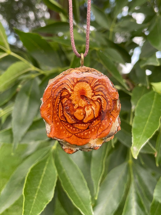 Moss Agate Flower of Life