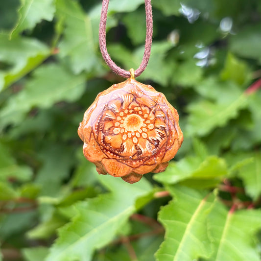 Ethiopian Black Opal, Flower of Life Mini