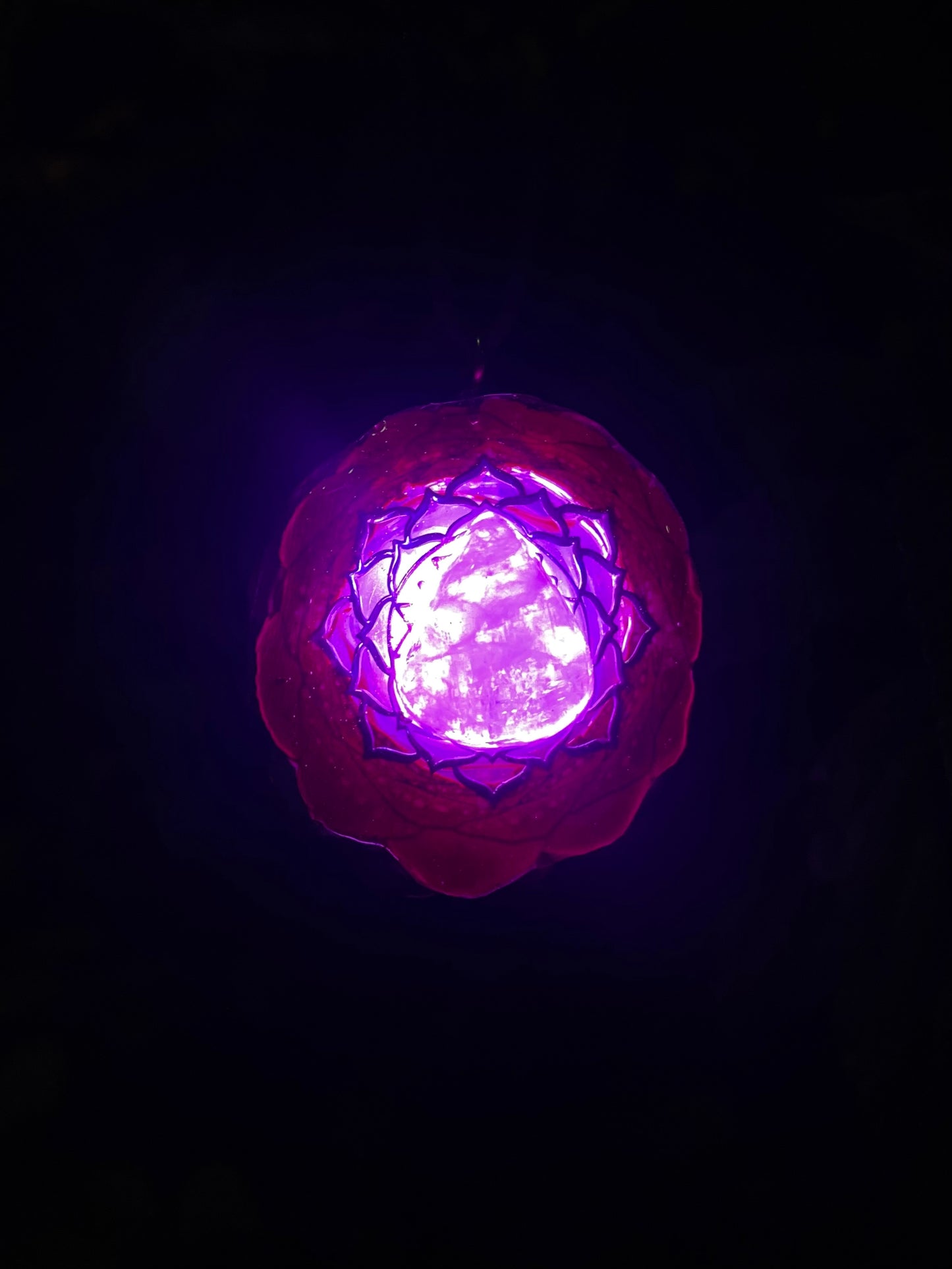 Moonstone Lotus LED Pendant