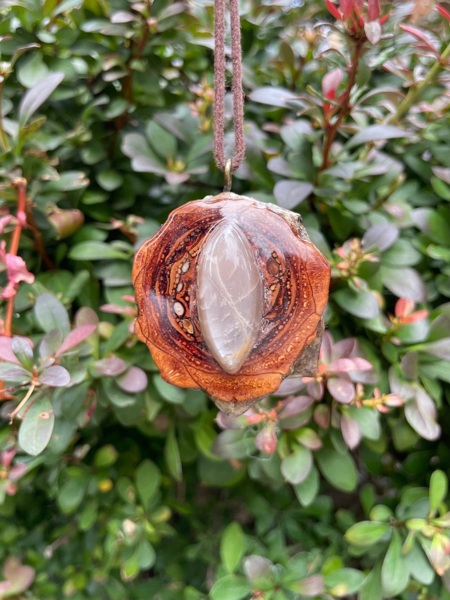 Grey Moonstone Medium Pendant