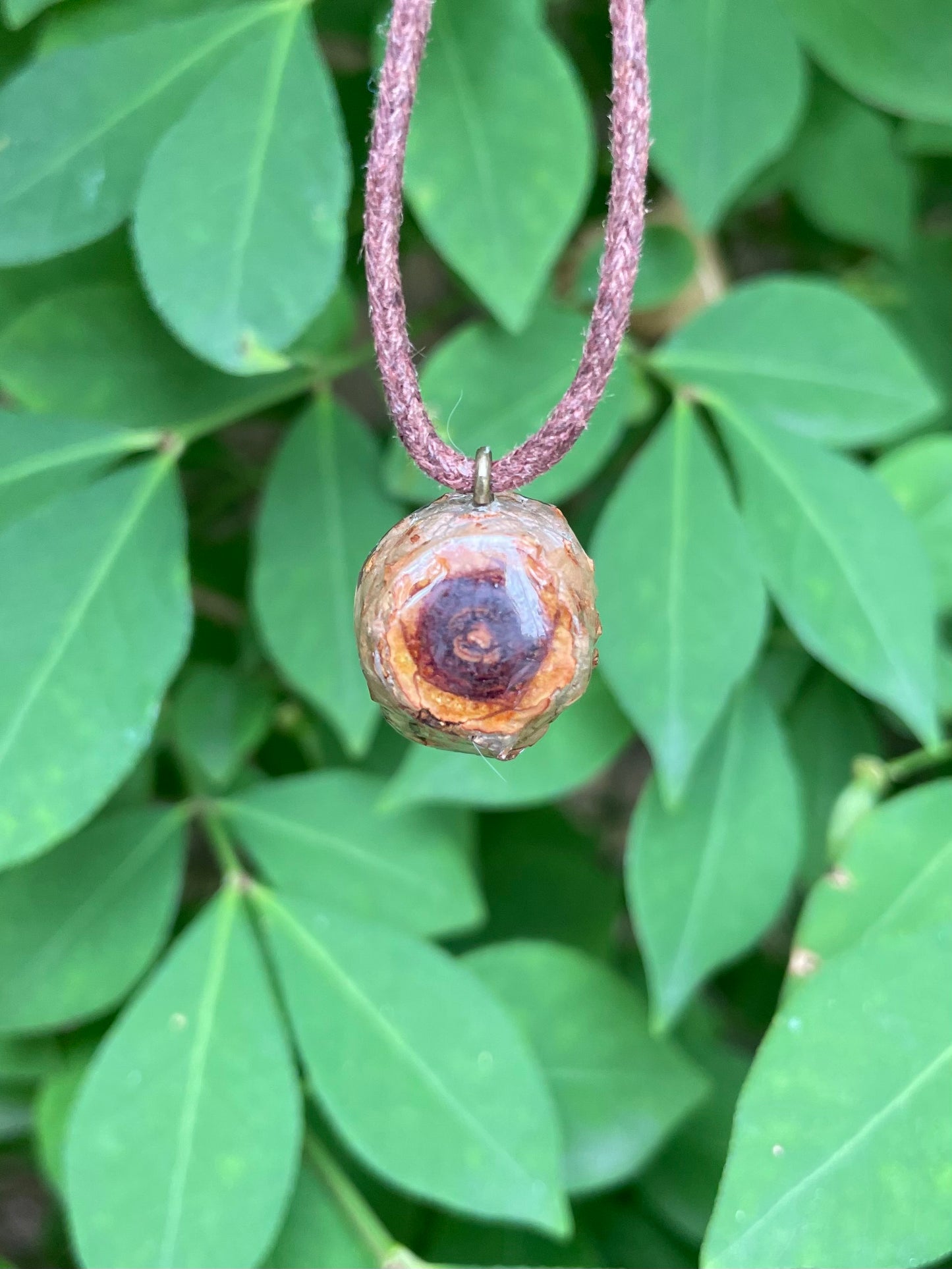 Orange Agate Mini Pendant
