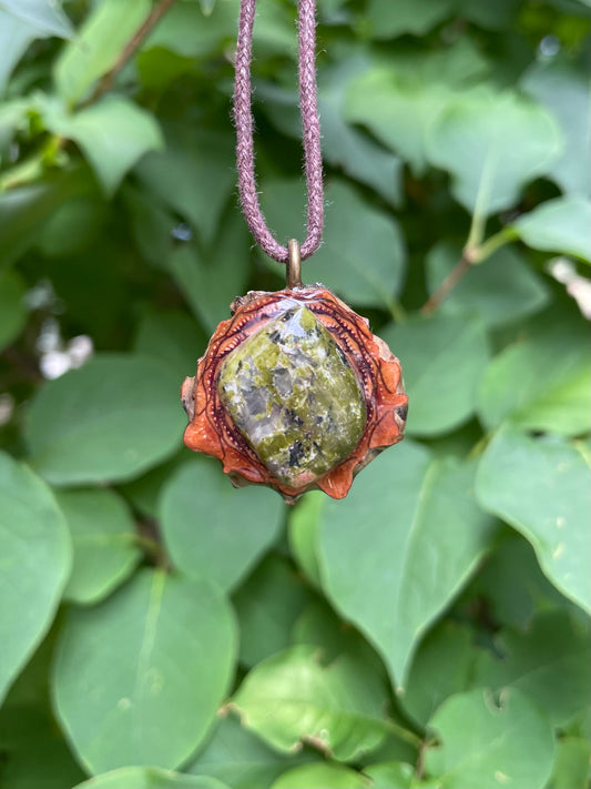 Unakite Small Pendant