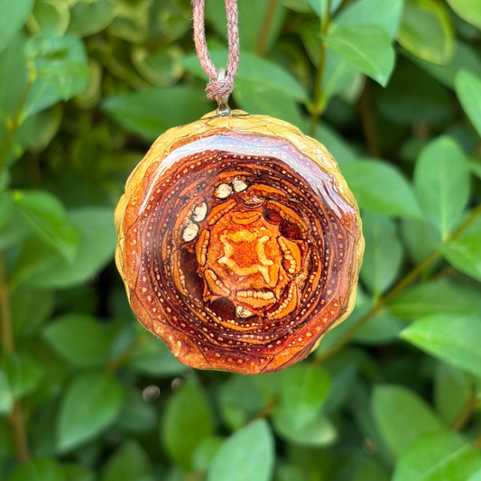 Tiger’s Eye Lotus Silver