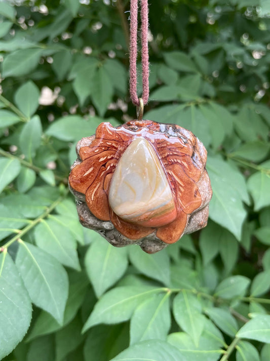 Jasper Large Pendant