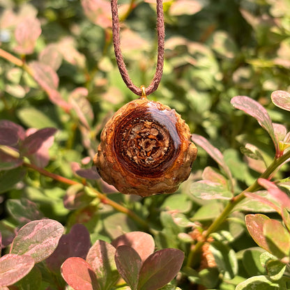 Obsidian Flower of Life Mini