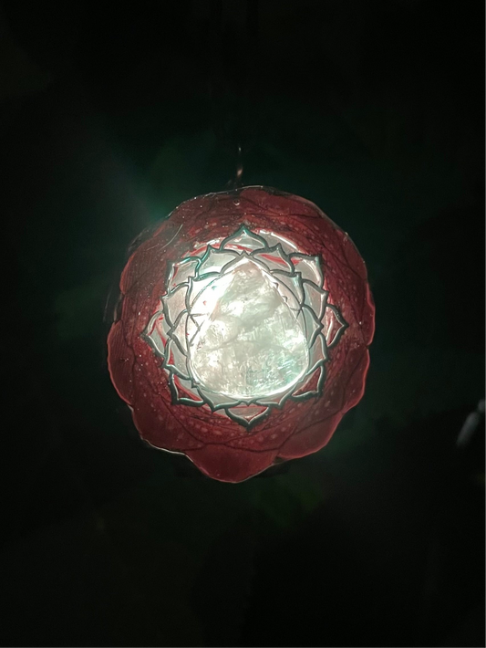 Moonstone Lotus LED Pendant