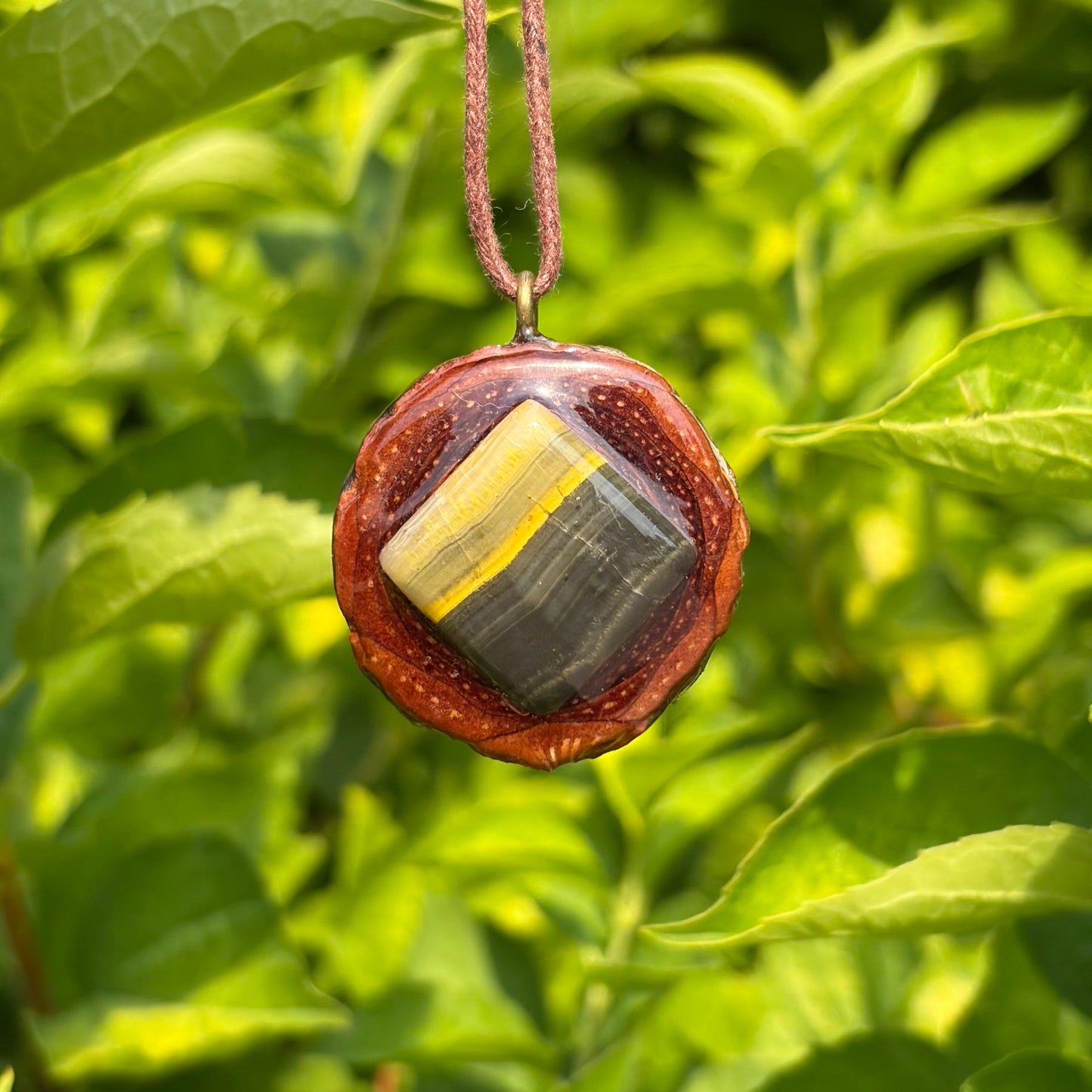 Bumblebee Jasper Medium Pendant