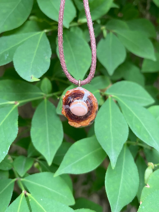 Orange Agate Mini Pendant