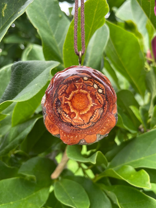 Scolecite Large Pendant