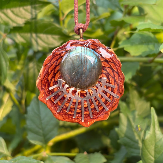 Labradorite Moon Phases, Silver