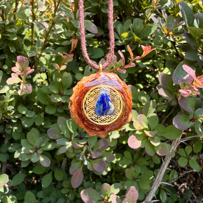 Sodalite Flower of Life Mini
