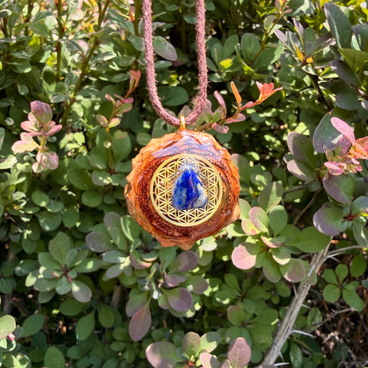 Sodalite Flower of Life Mini