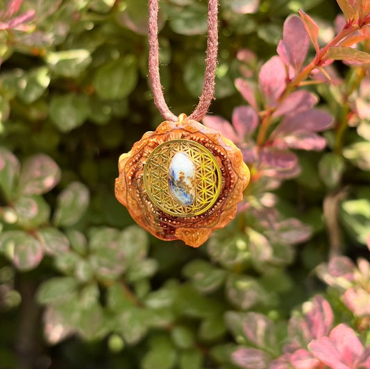 Sodalite Flower of Life Mini