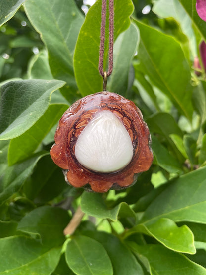 Scolecite Large Pendant