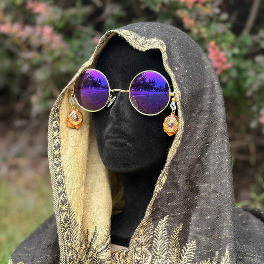 Amethyst Flower of Life Minis with Purple Lennon Sunnies