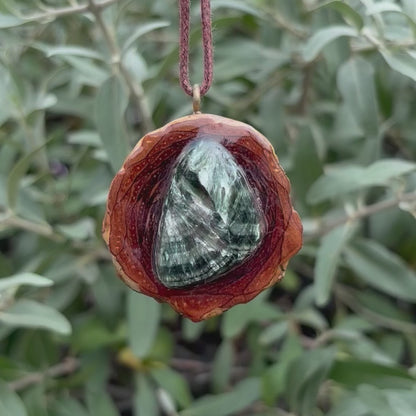 Seraphinite Medium Pendant