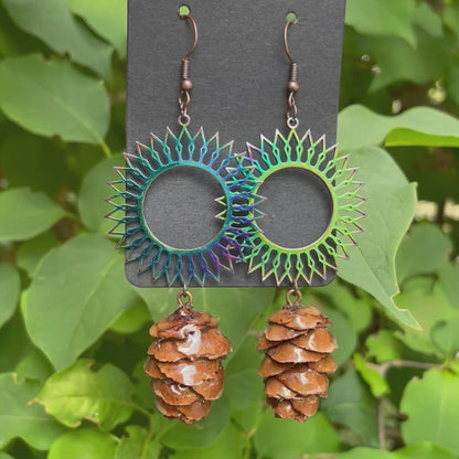 Rainbow Eclipse Earrings