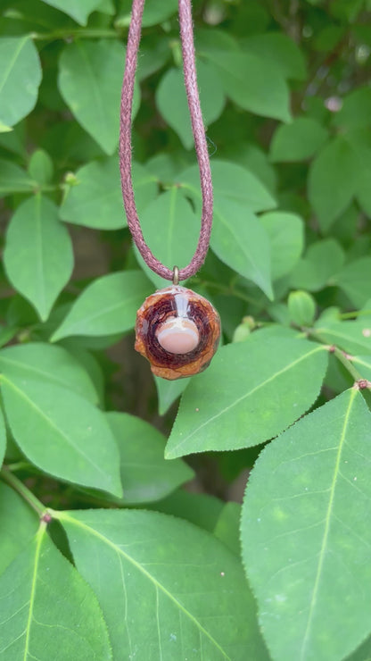 Orange Agate Mini Pendant