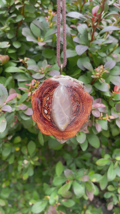 Grey Moonstone Medium Pendant