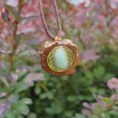 Aventurine Flower of Life Mini