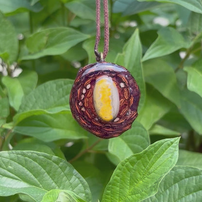 Yellow Jasper Medium Pendant