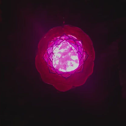 Moonstone Lotus LED Pendant