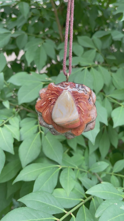 Jasper Large Pendant