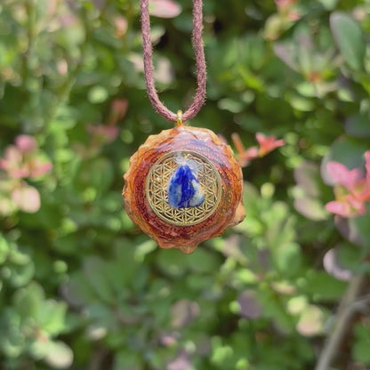 Sodalite Flower of Life Mini